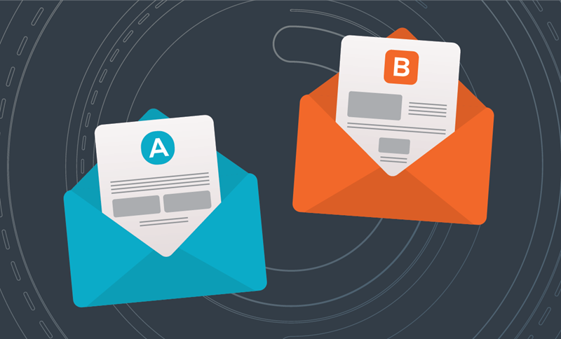 Two envelopes opening to reveal notes with slightly different formats