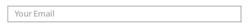 A form field with "Your Email" in grey text inside the form field box