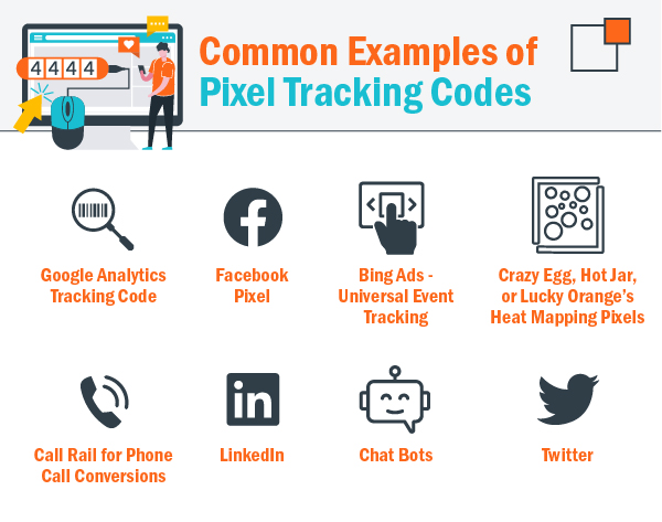 common examples of pixel tracking codes