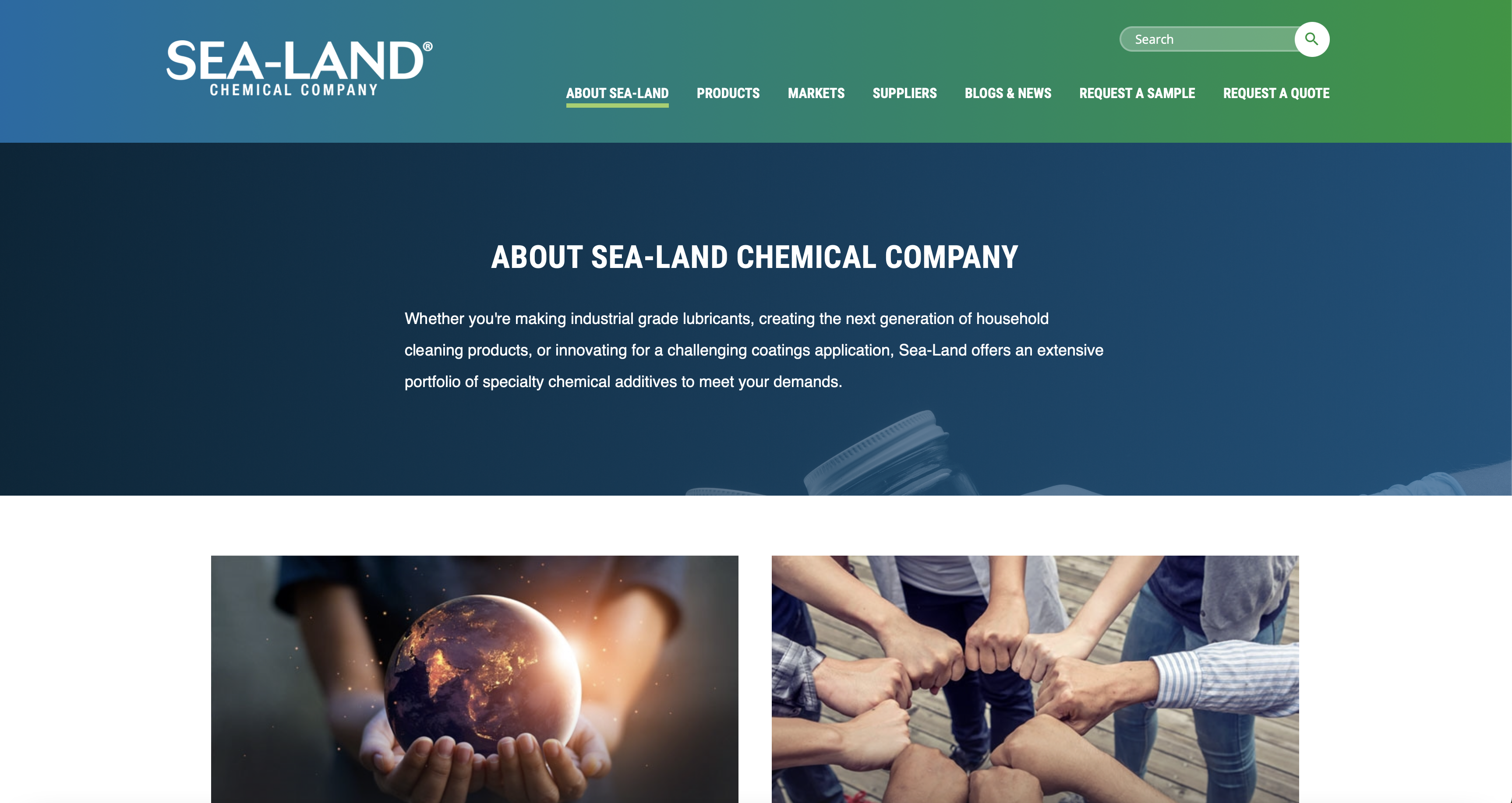 Sea-Land Chemical Company Home Page