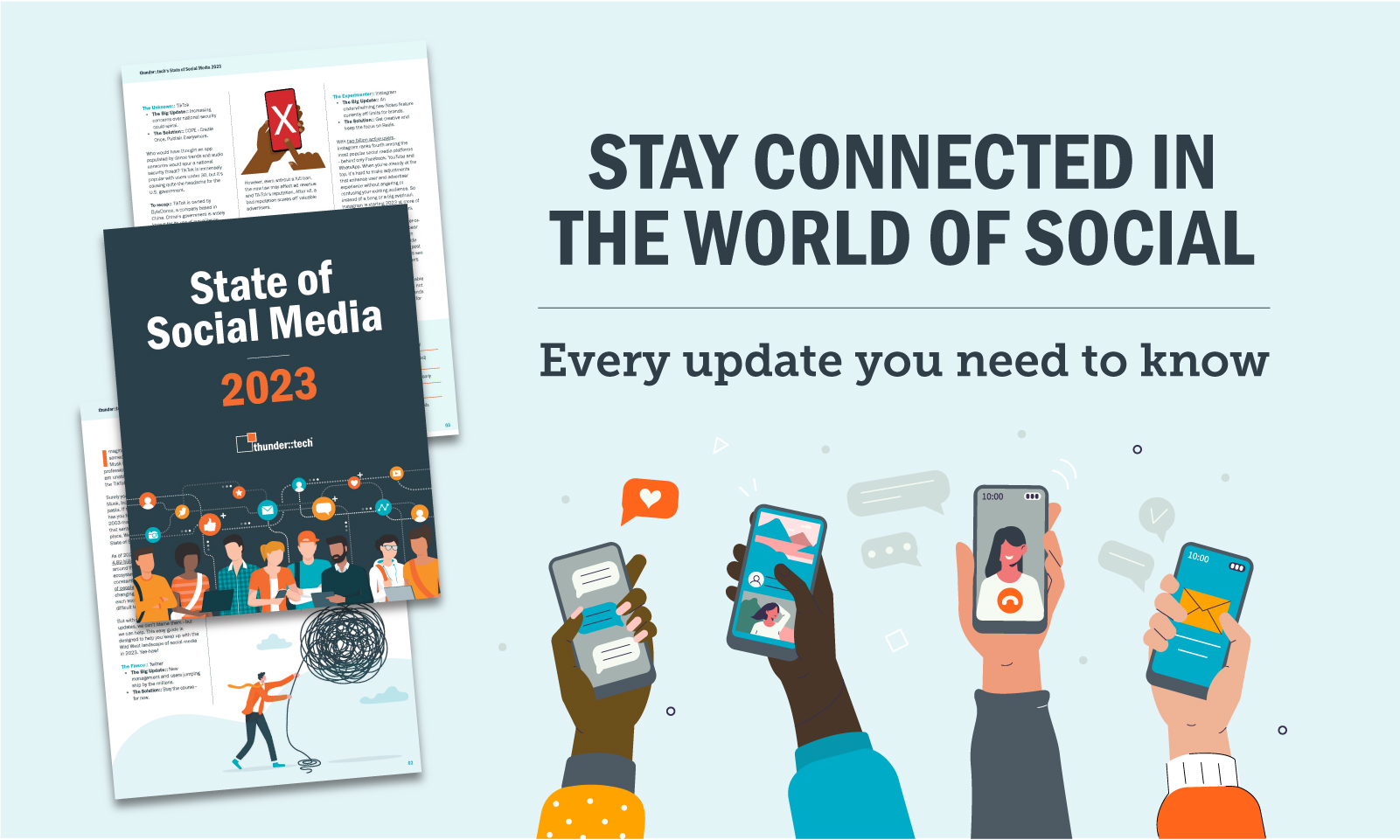 Stay connected in the world of social