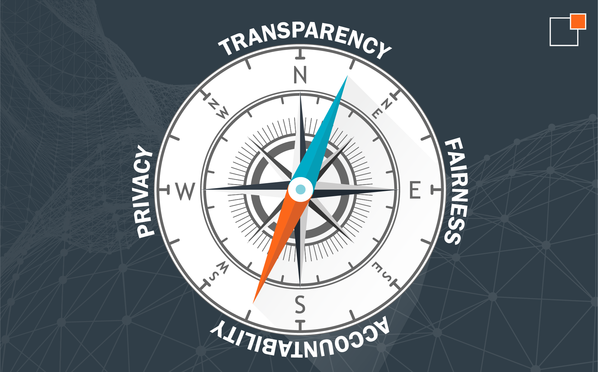 Compass with privacy, transparency, fairness and accountability as directions