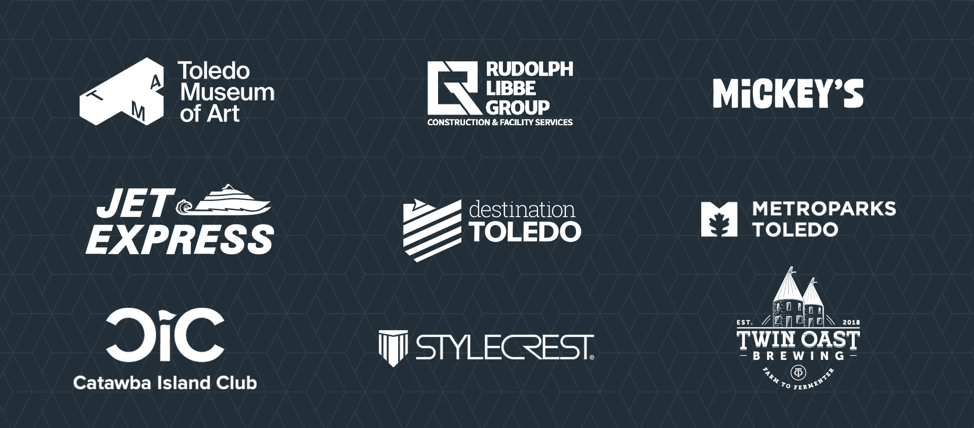 thunder::tech's Toledo, Ohio client list, showcasing presence and knowledge of the city of Toledo